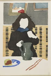 Junges Mädchen mit einem Krug, 1890